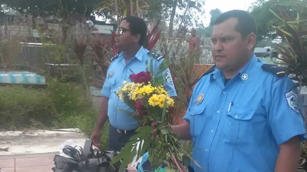 Policía de Bluefields recuerda a sus agentes caídos en el cumplimiento del deber