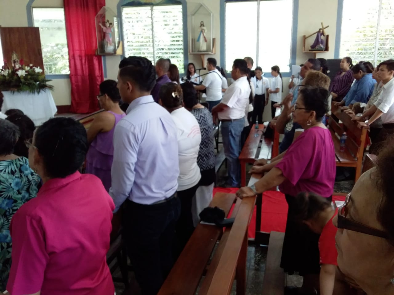 Tradicional procesión en honor al Divino Niño inicia en capilla Cristo Rey de Juigalpa
