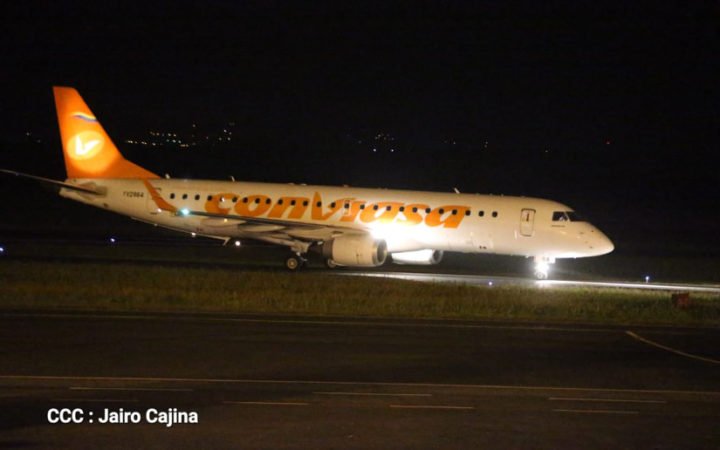 Habana-Managua es la nueva ruta de la aerolínea Conviasa