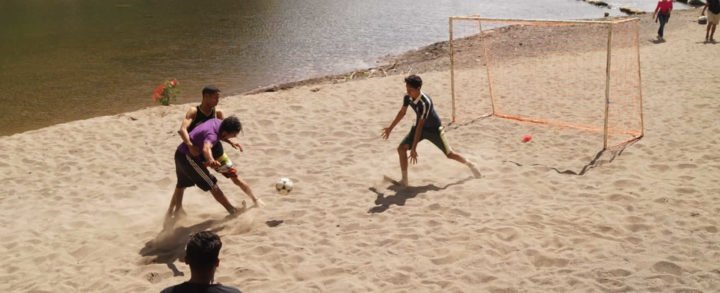 Se realiza el Primer Torneo de Fútbol Playa Navideño en el Monumento Cañón de Somoto