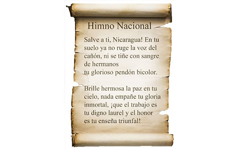 Himno Nacional de Nicaragua cumple un centenario de haber sido cantado