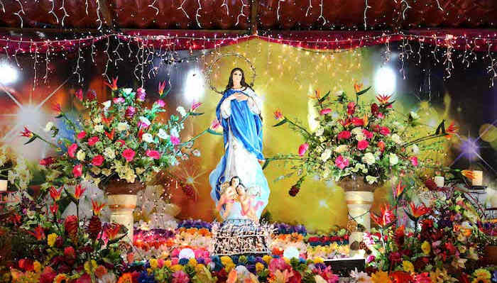 Familias boaqueñas continúan rezando la novena a la Concepción de María