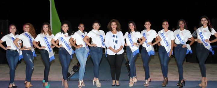 Alcaldía de Managua presenta a las candidatas a "Señorita Managua Bicentenaria"
