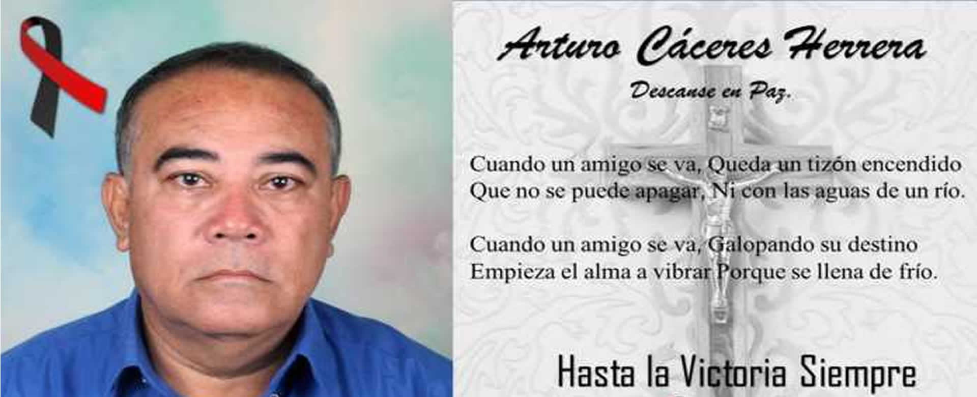 Falleció Arturo Cáceres, Delegado de Gobernación en Boaco