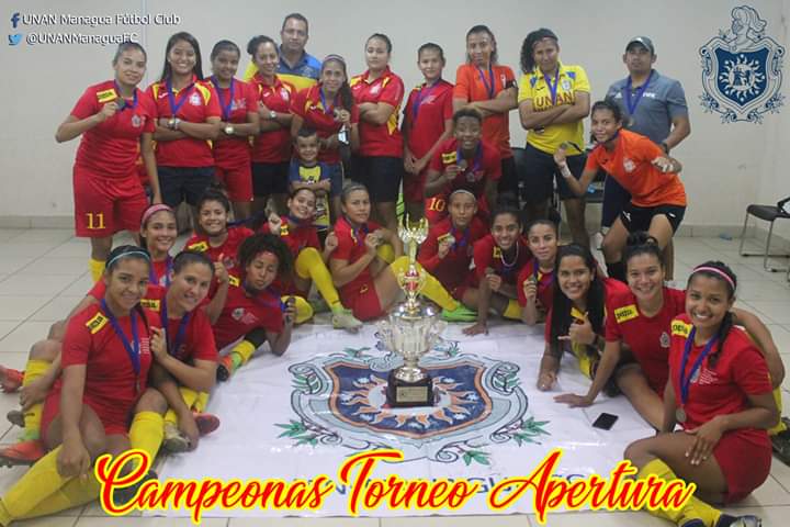 UNAN Managua se corona invicta en el campeonato de futbol femenino