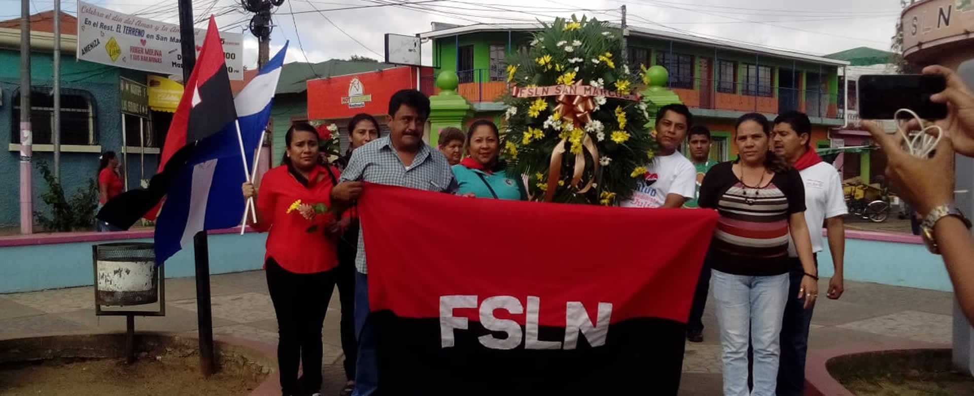 Militancia Sandinista de Carazo rinde homenaje al General Augusto C. Sandino
