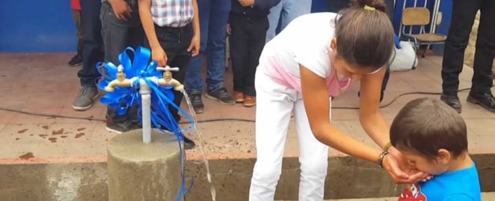 Familias inauguran proyecto de agua potable en La Concordia, Jinotega