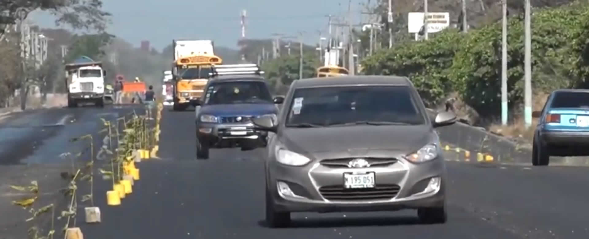 Continúa rehabilitación del tramo vehicular Ciudad Sandino-Mateare de cuatro carriles