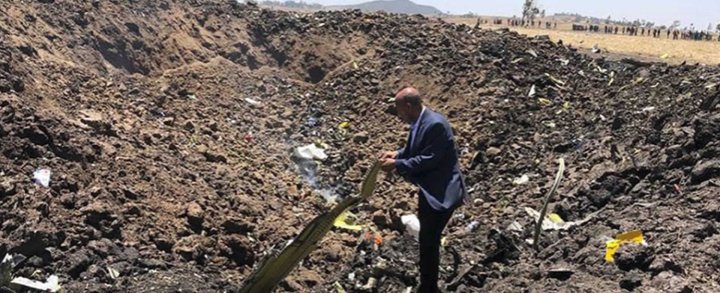 Aerolínea de Etiopía revela primera imagen del siniestro Boeing 737