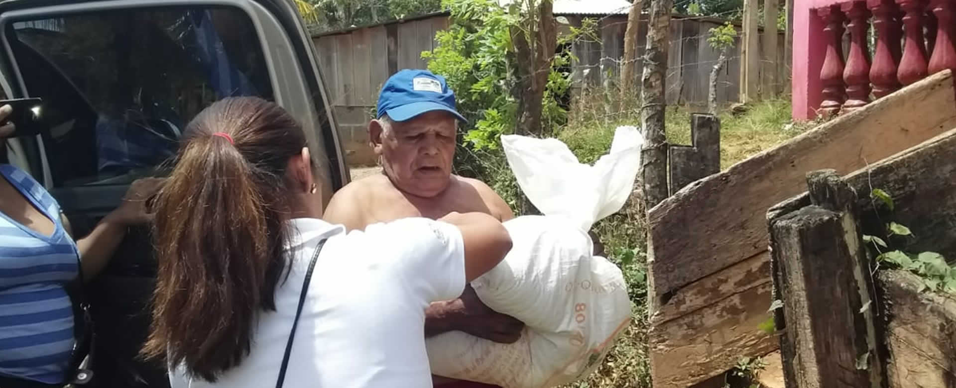 Promotoría Solidaria entrega paquetes alimenticios a familias de La Libertad, Chontales