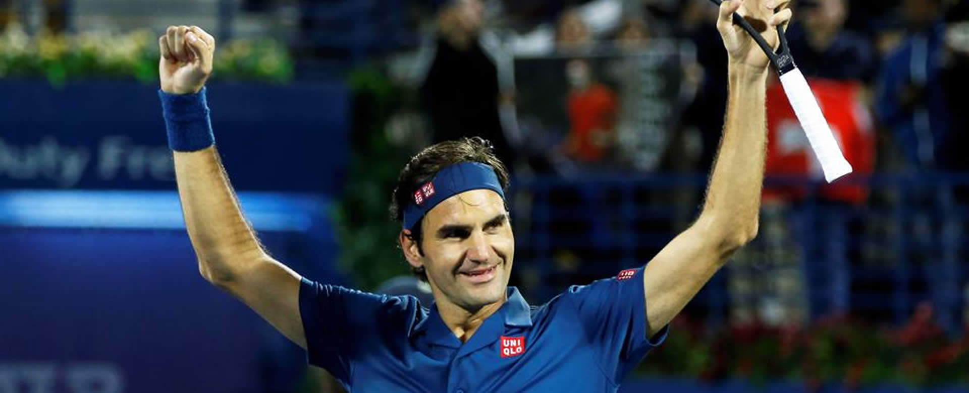Roger Federer hace historia en el tenis mundial y alcanza su título 100 en Dubai