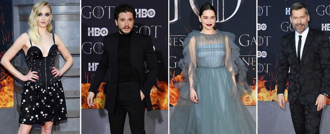 El elenco de la serie Game of Thrones celebró en Nueva York su temporada final