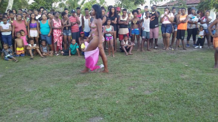 Caribe Sur elige a su Señorita Verano en el balneario Awas, Laguna de Perlas