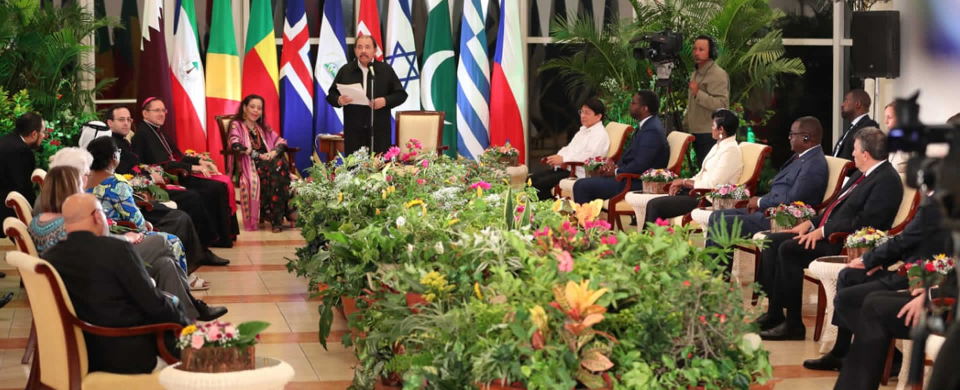 Gobierno de Nicaragua recibe cartas credenciales a embajadores concurrentes de nueve países