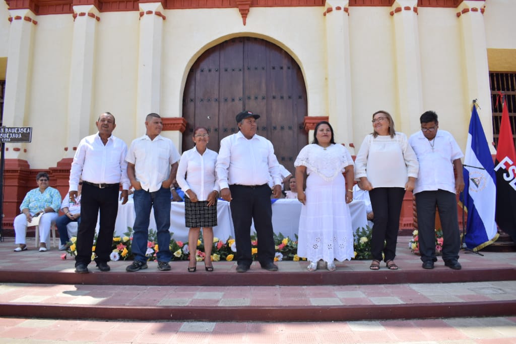 Juramentan a nuevos directos indígenas en Sutiaba, León