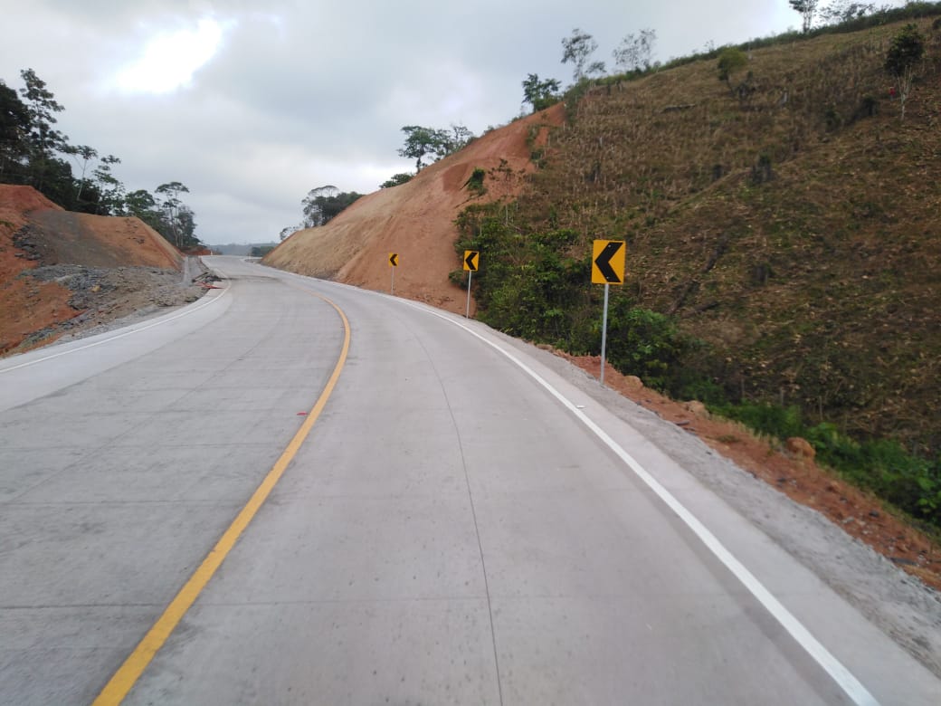 Así luce último trecho de la carretera Nueva Guinea - Bluefields