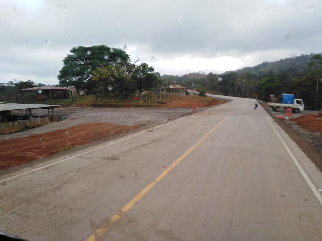 Así luce último trecho de la carretera Nueva Guinea - Bluefields