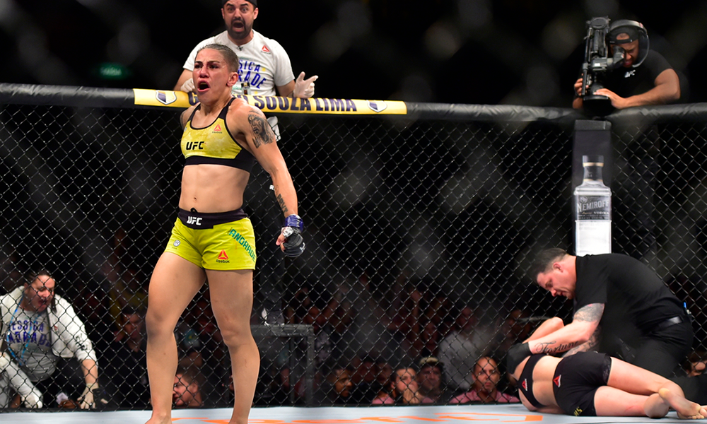 Peso Paja de UFC 237: Rose Namajunas pierde por nocaut ante la brasileña Jessica Andrade
