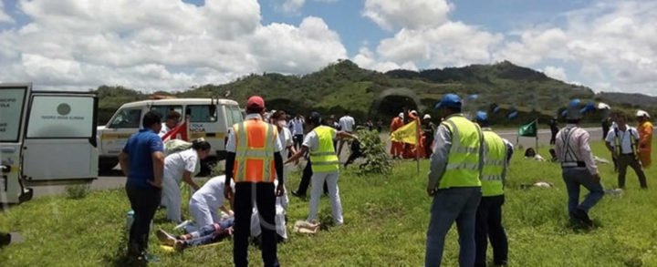 Aeropuerto Costa Esmeralda en Tola realiza segundo simulacro de accidente aéreo