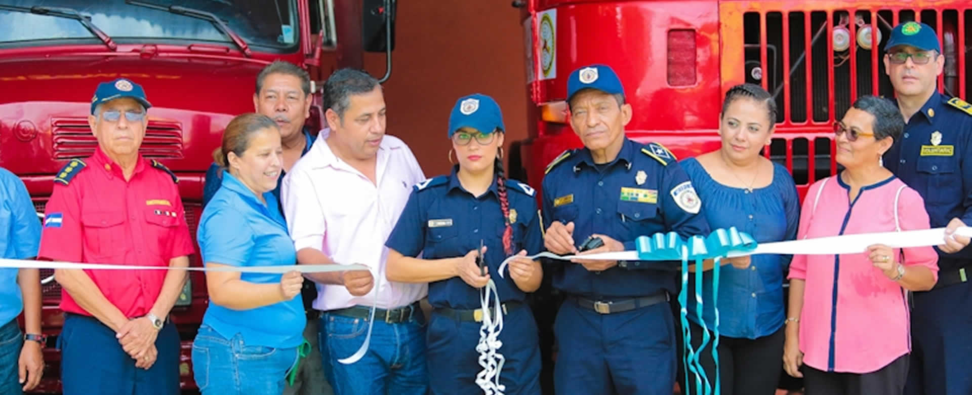 Familias estación bomberos Matagalpa