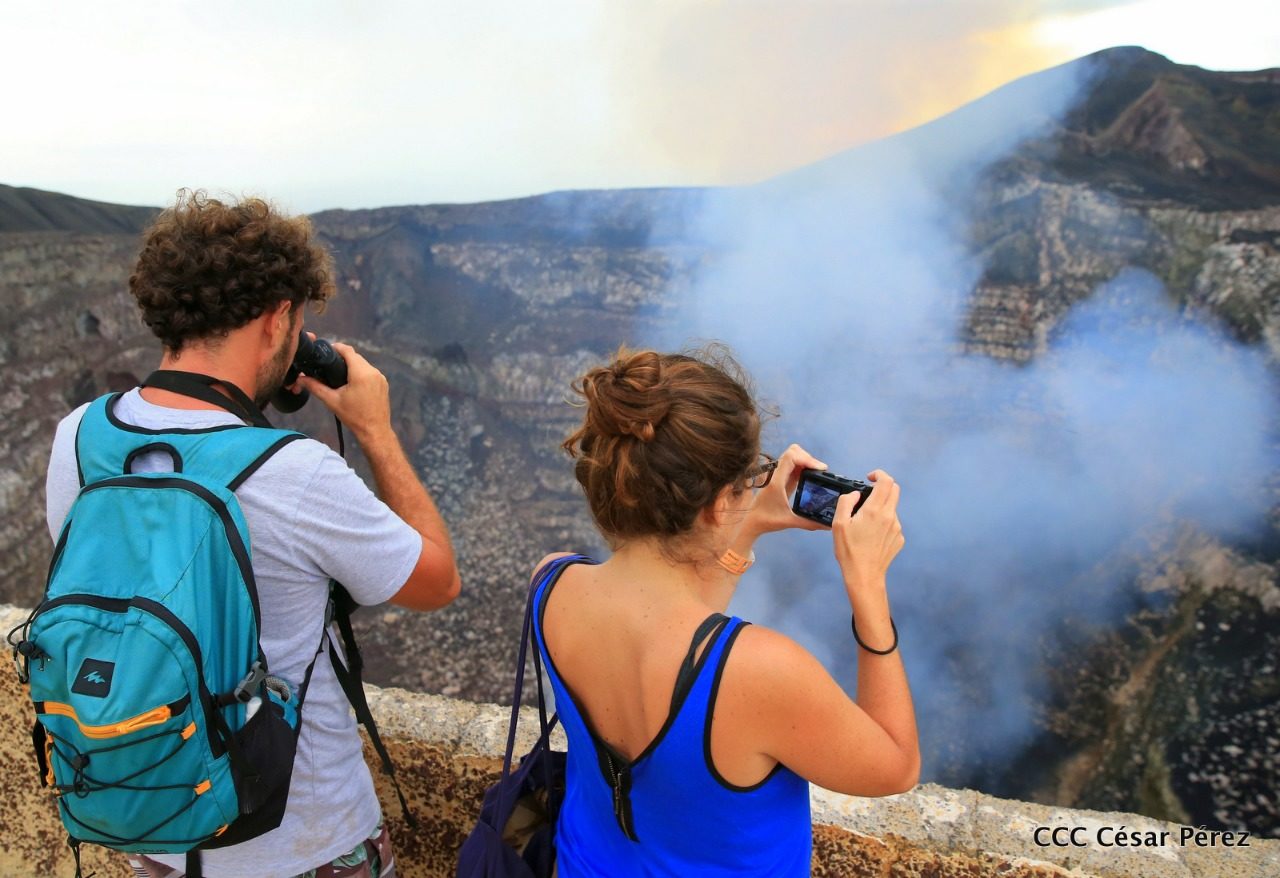 Volcán Masaya, sitio preferido de los turistas en Nicaragua