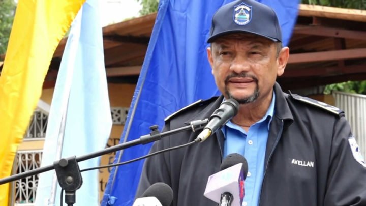 Policía Nacional de Masaya rinde homenaje al Teniente Gabriel Vado