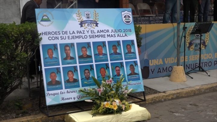 Estelí recuerda a oficiales caídos durante el fallido golpe de Estado
