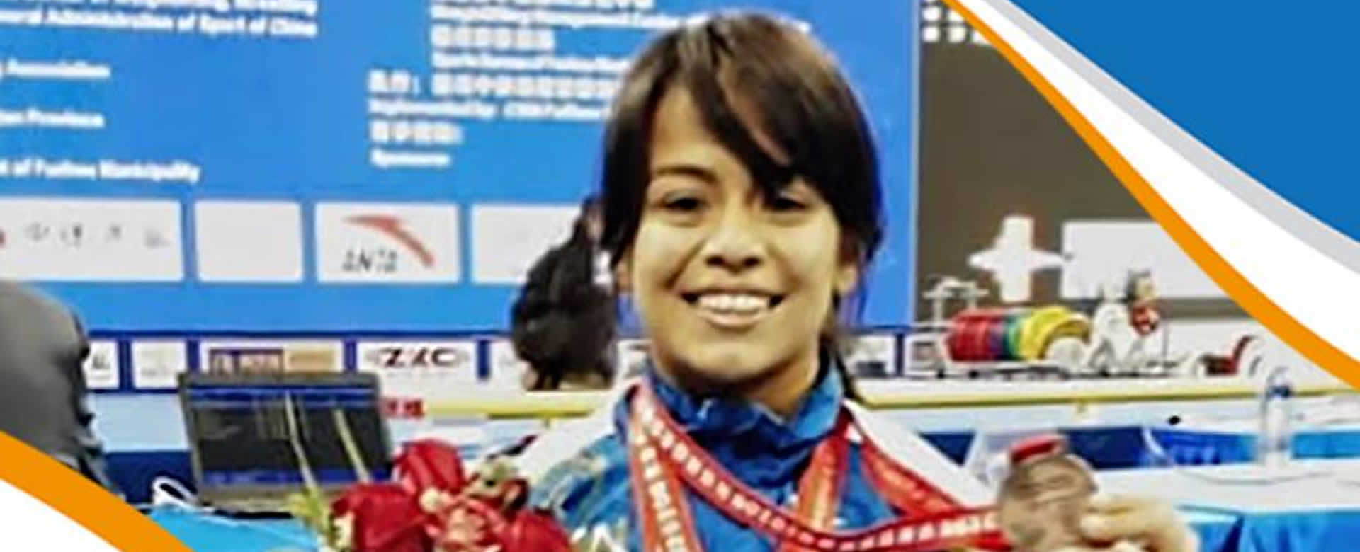 La levantadora de pesas María Navarro, terminó novena en Lima 2019