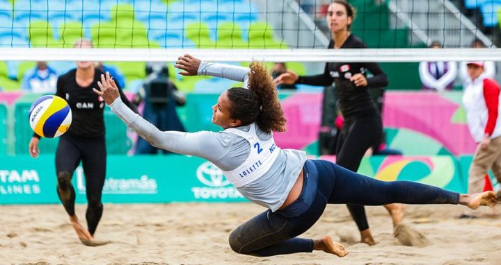 Nicaragua debutó en Lima 2019 con los equipos de Voleibol de Playa