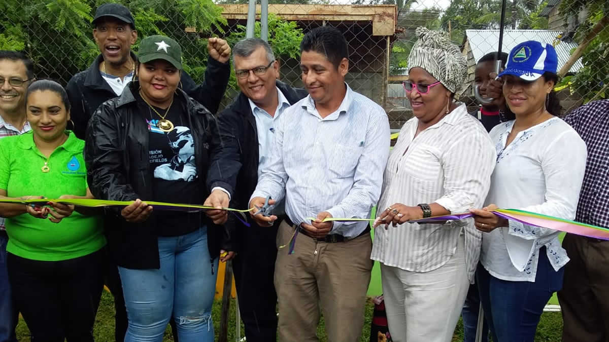 FISE inaugura proyecto de agua potable en Kukra Rivers, Bluefields