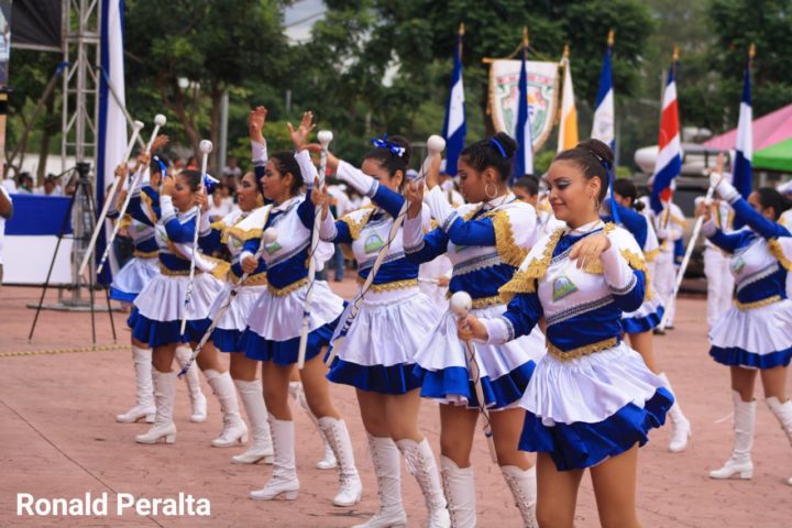 Las mejores bandas rítmicas de Managua demostraron el fruto de sus prácticas