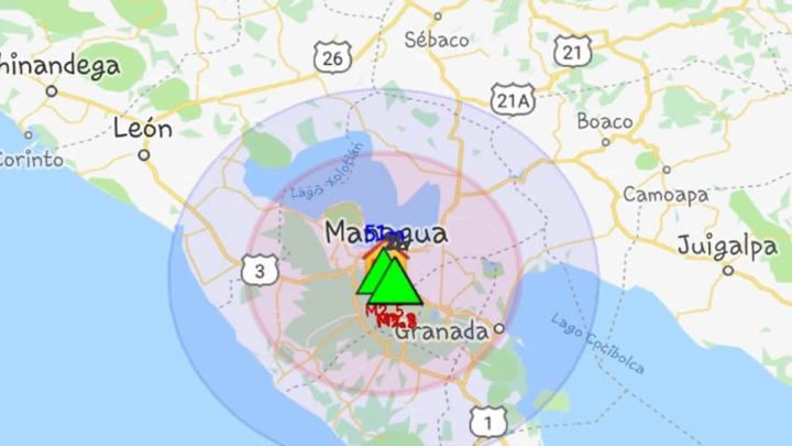 Rosario enjambre sísmico Managua 