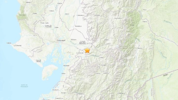 Ecuador registra un terremoto de 5,0 grados de magnitud