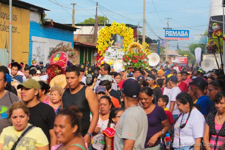 Santo Domingo de Guzmán recorre los barrios orientales de Managua  