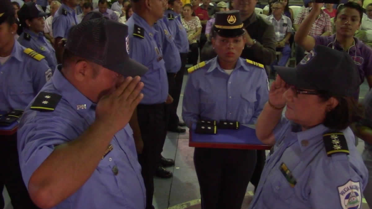 Ascienden en grado a más de 40 oficiales en Nueva Segovia