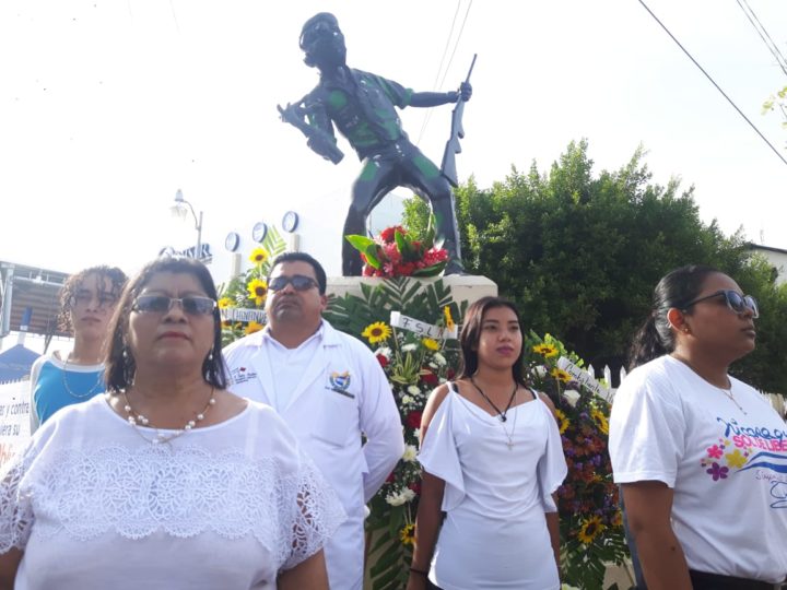 Chinandega conmemora 41 aniversarios de la insurrección de Septiembre