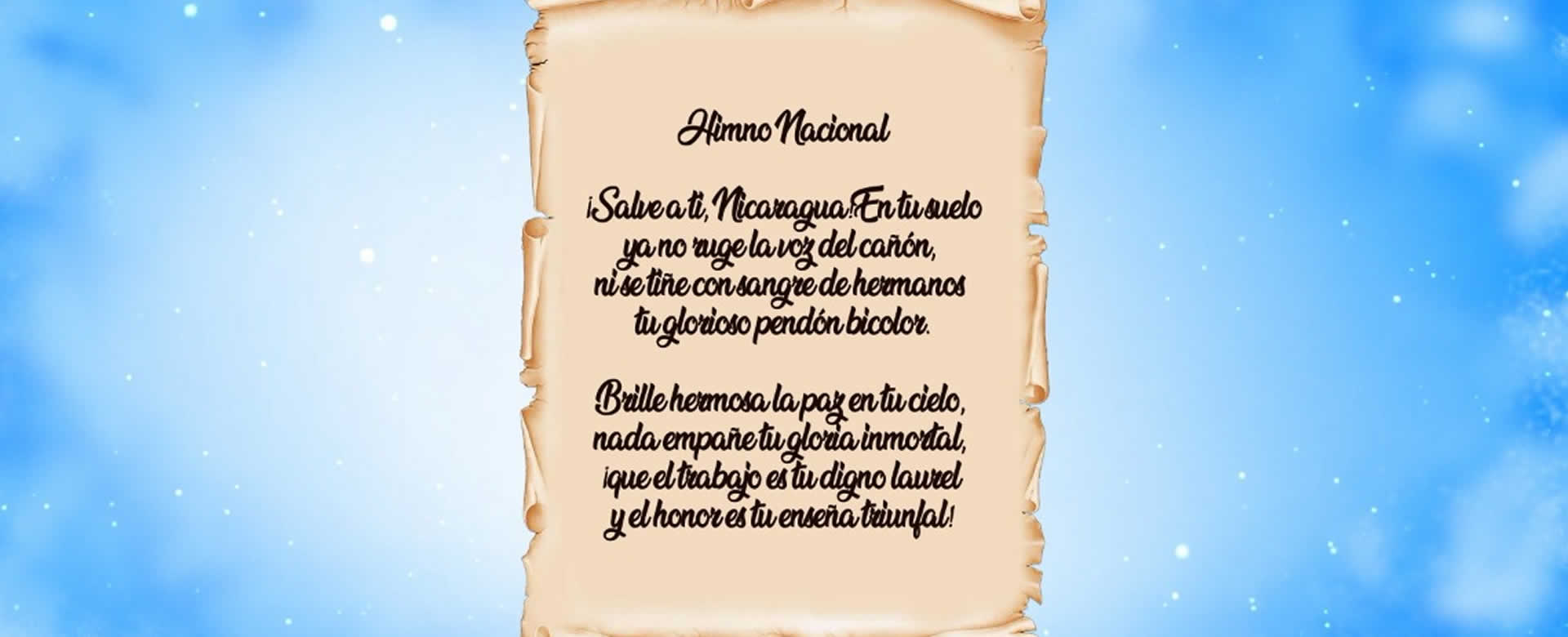 Conoce algunas curiosidades sobre el Himno Nacional de Nicaragua