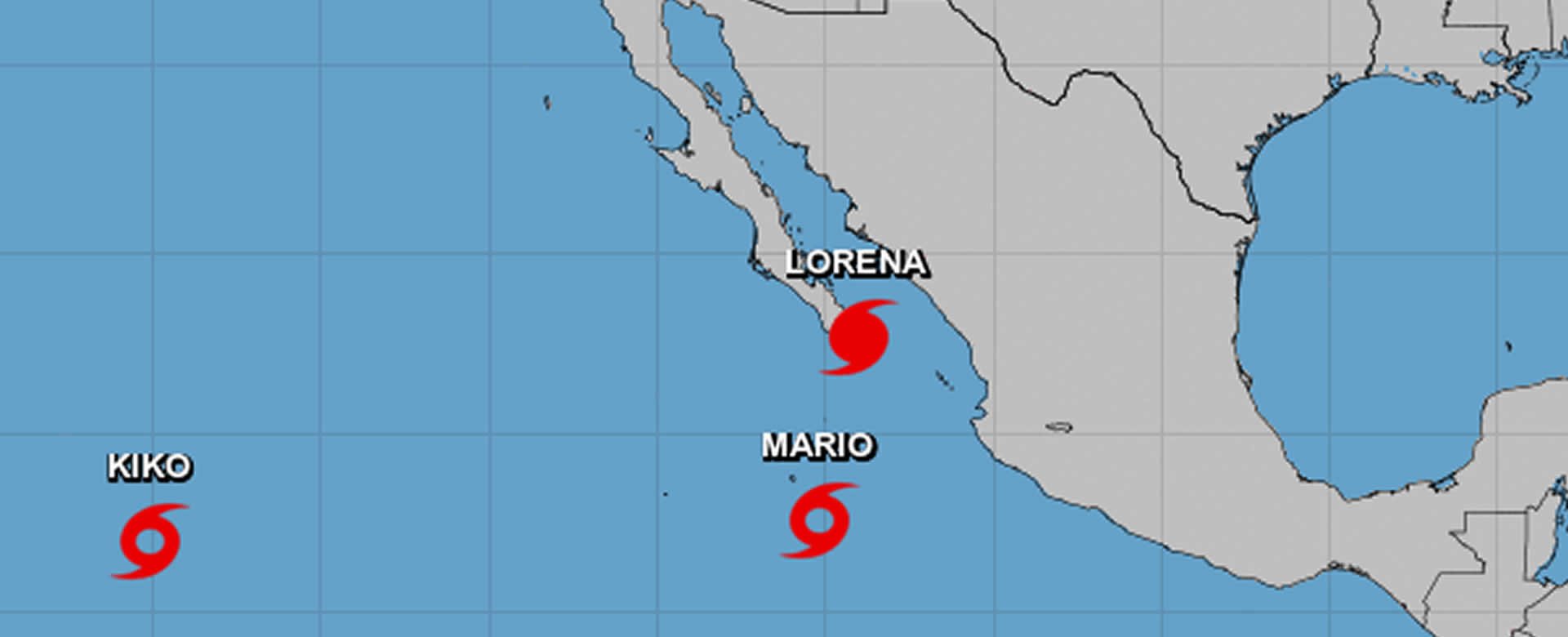 Huracán Lorena se aproxima hacia Los Cabos, en el noroeste de México