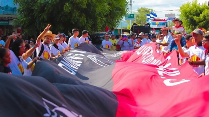 Militantes sandinistas conmemoran la gesta heroica en Ciudad Sandino