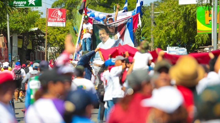 Militantes sandinistas conmemoran la gesta heroica en Ciudad Sandino