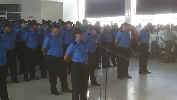 Policía Nacional miembros Matagalpa