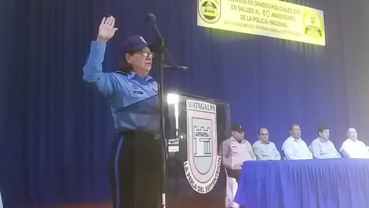 Policía Nacional miembros Matagalpa