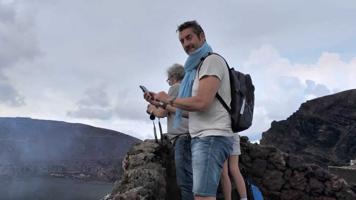 Turistas del Crucero Le Soleal viven momentos inolvidables en el Volcán Masaya