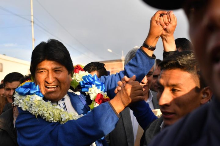 Confirman la victoria de Evo Morales sin necesidad de segunda vuelta