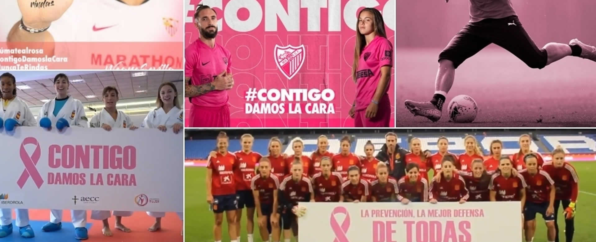 Deportistas se tiñen de rosa en el día mundial del cáncer de mama
