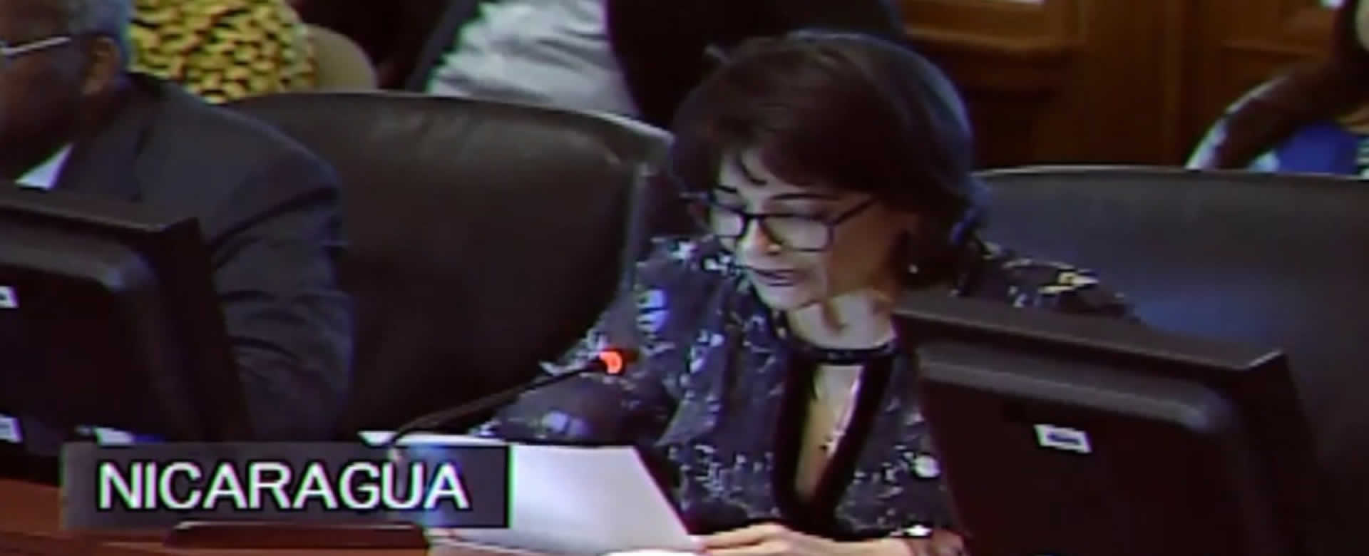 Embajadora Ruth Tapia destaca logros en Nicaragua ante la OEA