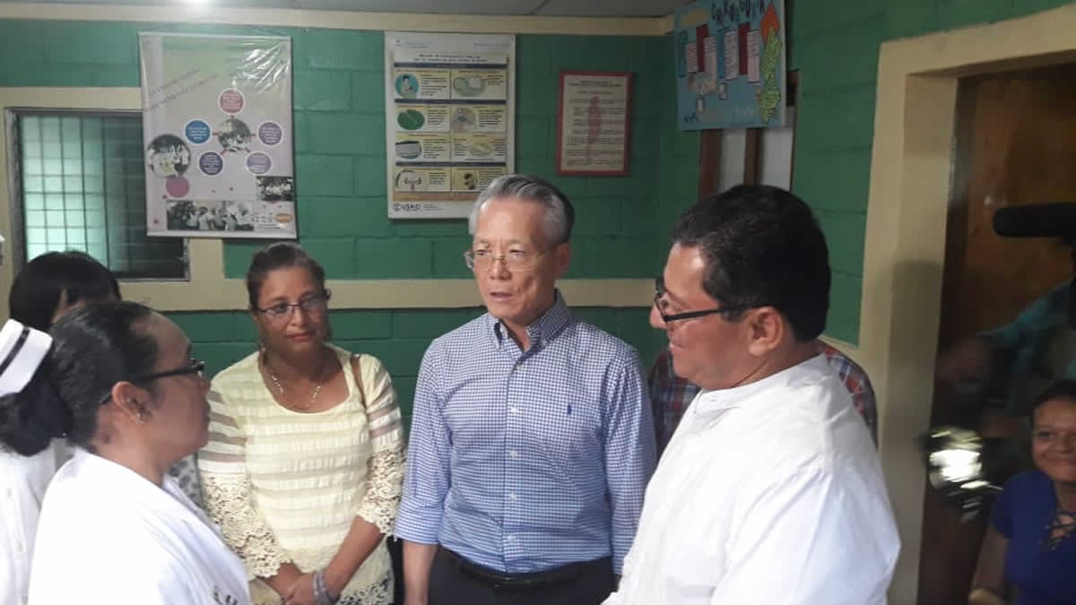 Gobierno Central y pueblo de Taiwán reinauguran puesto de salud en León
