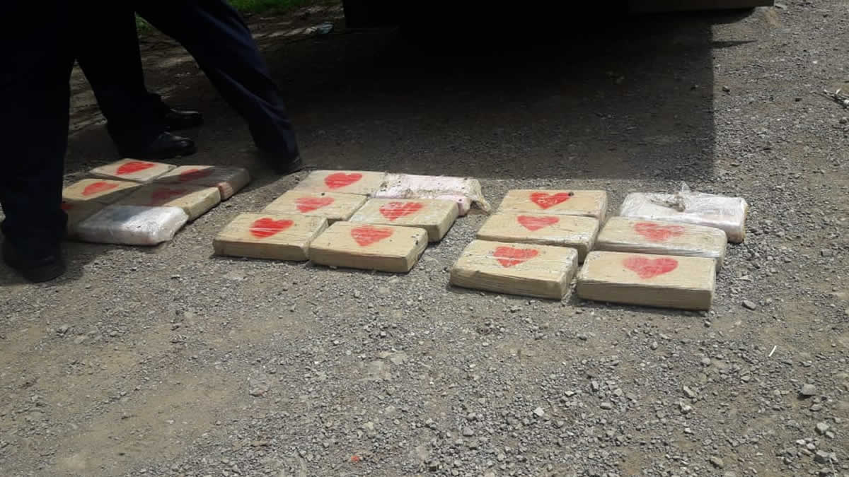 Policía Nacional incauta más de 200 tacos de droga en Rivas