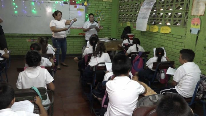 Alumnos Nicaraguenses dan inicio al certamen Aprendiendo con Calidad 2019