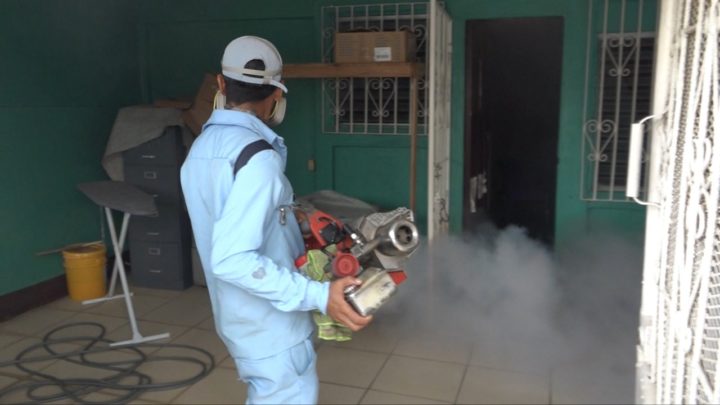 Ministerio de Salud fumiga más de 800 viviendas en el barrio Pablo Úbeda 
